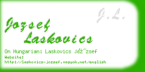 jozsef laskovics business card